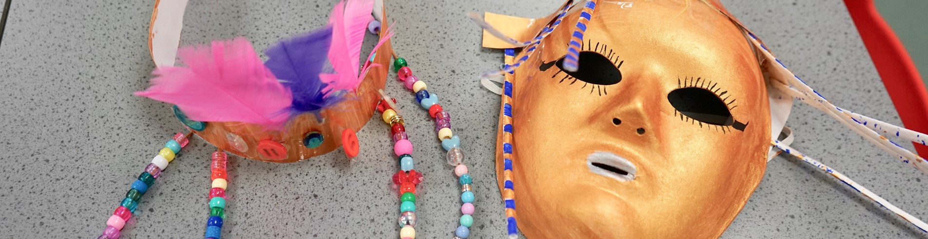 Egyptian head dresses and masks