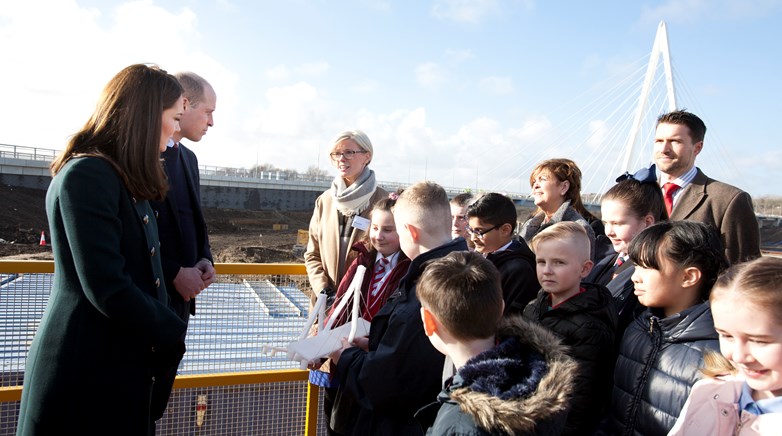 Pupils meet Prince William and Princess Kate!