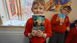 VIP reading visitor in Year 3