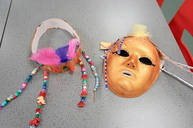 Egyptian head dresses and masks