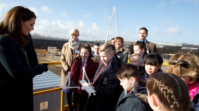 Pupils meet Prince William and Princess Kate!