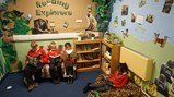 Cosy reading area