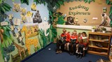 Cosy reading area