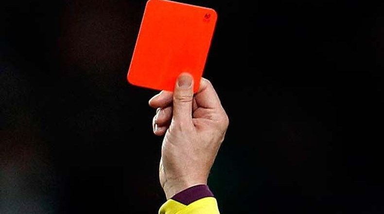 red card