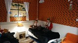 Cosy reading area