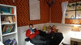 Cosy reading area