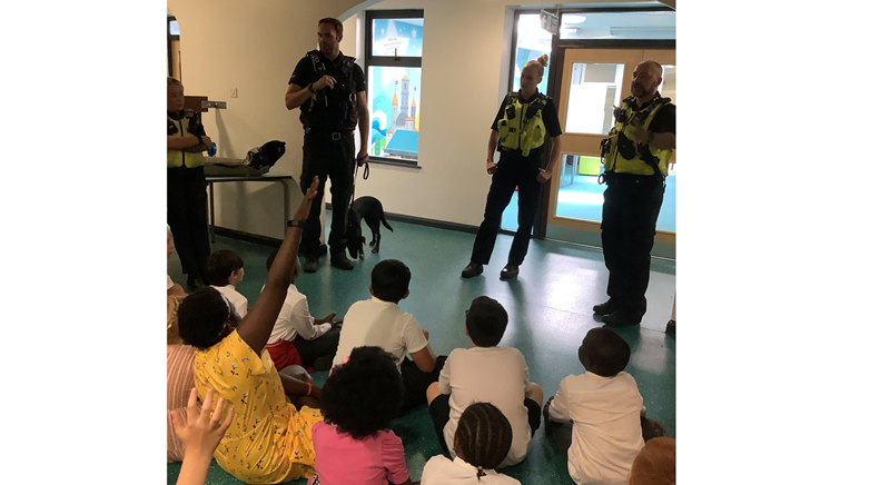 Police visit